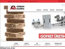 Sites similar to coskunmakine.com.tr