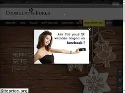 Sites similar to cosmeticoskorea.com