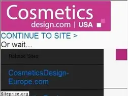 Sites similar to cosmeticsdesign.com