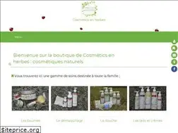 Sites similar to cosmeticsenherbes.fr