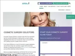 Sites similar to cosmeticsurgerysolicitors.co.uk