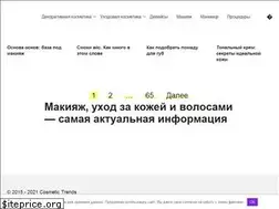 Sites similar to cosmetictrends.ru