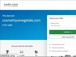 Sites similar to cosmetiquevegetale.com