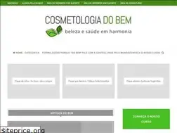 Sites similar to cosmetologiadobem.com.br
