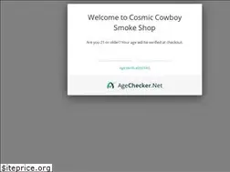 Sites similar to cosmiccowboysmokeshop.com