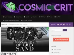 Sites similar to cosmiccrit.com