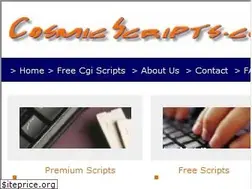 Sites similar to cosmicscripts.com