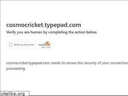 Sites similar to cosmocricket.typepad.com
