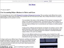 Sites similar to cost-accounting-info.com