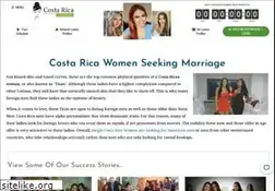 Sites similar to costa-rica-women.com
