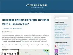 Sites similar to costaricabybus.wordpress.com