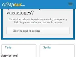 Sites similar to costasur.com