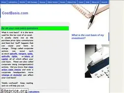 Sites similar to costbasis.com