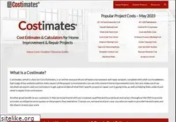 Sites similar to costimates.com