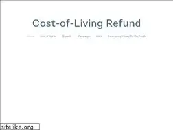 Sites similar to costoflivingrefund.org