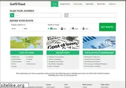 Sites similar to costtotravel.com