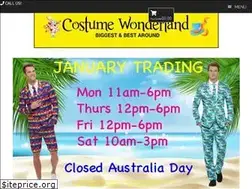 Sites similar to costumewonderland.com.au