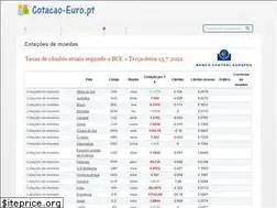Sites similar to cotacao-euro.pt