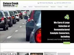 Sites similar to cotacocreekconverters.com