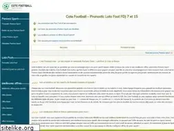 Sites similar to cote-football.com