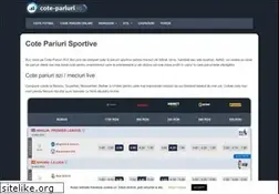 Sites similar to cote-pariuri.ro