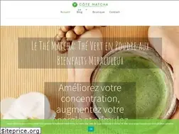 Sites similar to cotematcha.fr