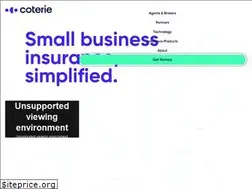 Sites similar to coterieinsure.com