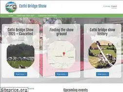 Sites similar to cothibridgeshow.cymru