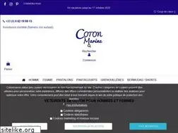 Sites similar to cotonmarine.com