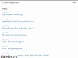 Sites similar to cotonne.github.io