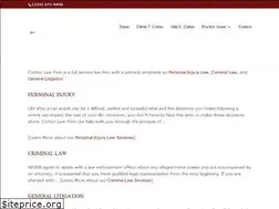 Sites similar to cottonlawfirmpc.com