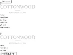 Sites similar to cottonwoodrestaurant.com