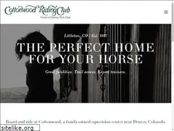 Sites similar to cottonwoodridingclub.com