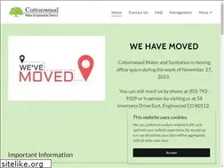 Sites similar to cottonwoodwater.org