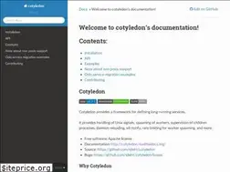 Sites similar to cotyledon.readthedocs.org