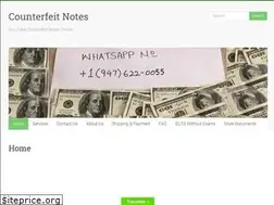 Sites similar to counterfeitnote.com