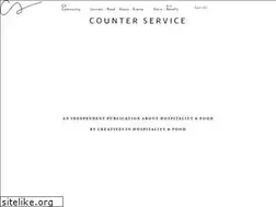 Sites similar to counterservicemag.com