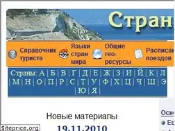 Sites similar to countries.ru