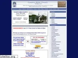 Sites similar to countrybiblechurch.us