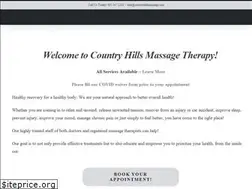 Sites similar to countryhillsmassage.com