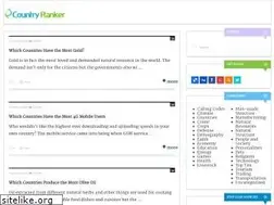 Sites similar to countryranker.com