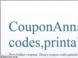 Sites similar to couponanna.com