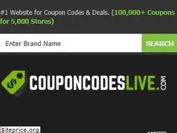 Sites similar to couponcodeslive.com