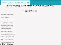 Sites similar to couponforcheap.com
