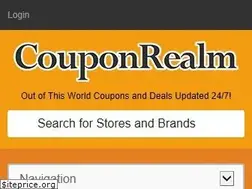 Sites similar to couponrealm.net