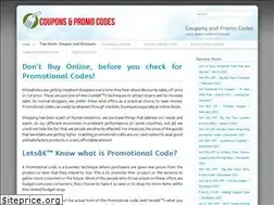 Sites similar to coupons-and-promo-codes.com