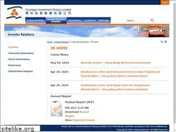 Sites similar to couragemarine.listedcompany.com