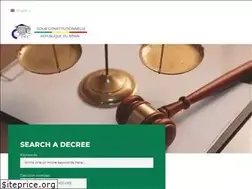 Sites similar to courconstitutionnelle.bj