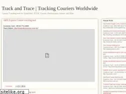 Sites similar to courier-tracking.blogspot.com