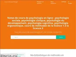 Sites similar to cours-psycho.com